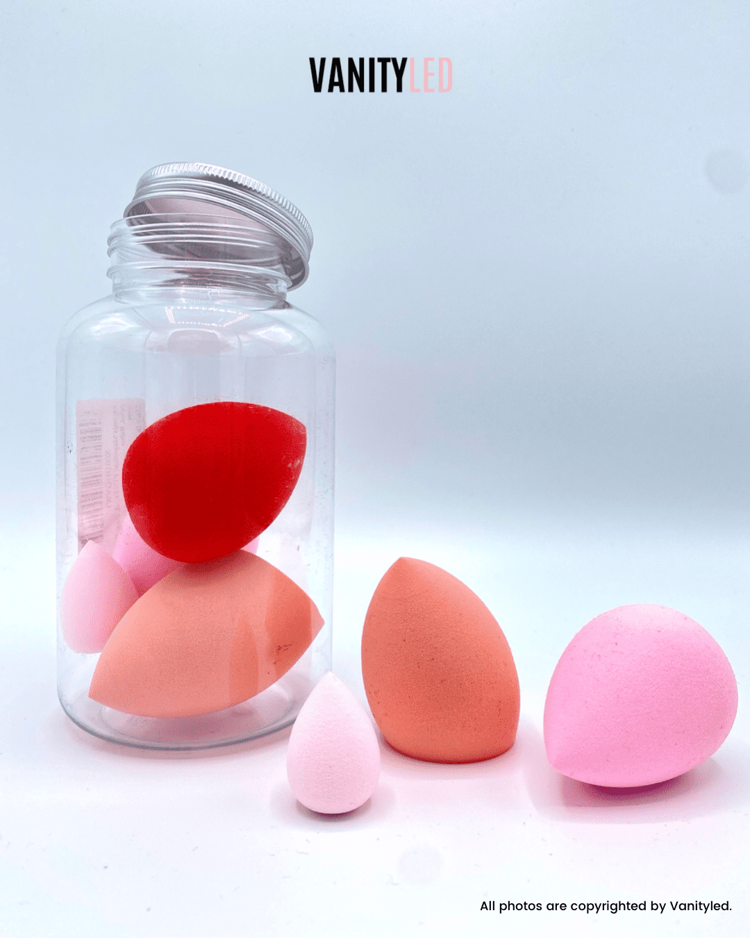 7 Pcs Makeup Sponges Latex-Free